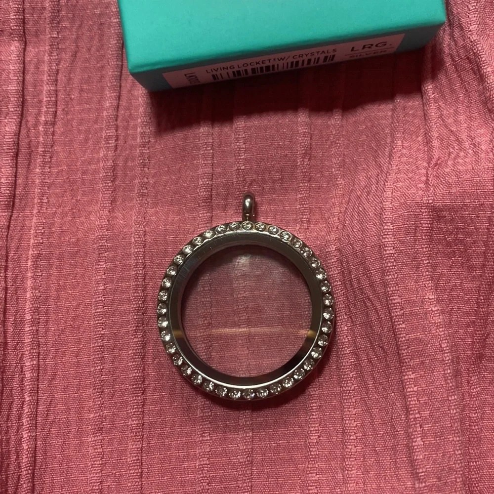 Hinged locket from origami owl.